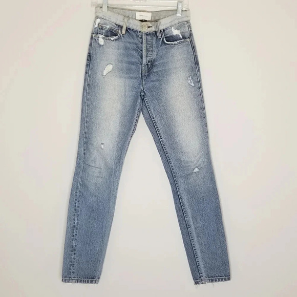 Current/Elliott The Ultra High Waist Skinny Jeans 25 - Picture 2 of 7